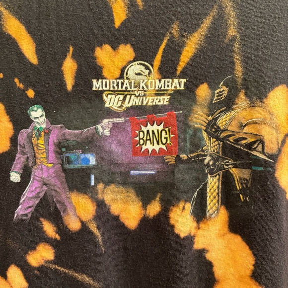 Vintage Mortal Kombat Vs DC Universe Xbox360 PS3 Video Game Promo T Shirt XL - Picture 3 of 7
